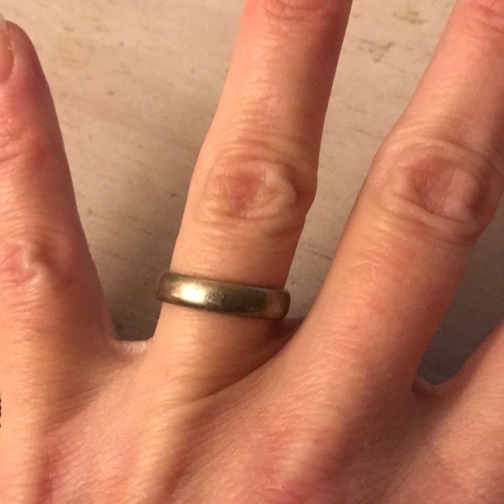 Sterling silver band size 6
